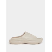 Styli Elevate Men Breathable Upper Comfort Beige Sliders