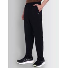 DCYPHR Men Black Mid Rise Soft Jersey Trackpant