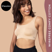 Nykd by Nykaa Soft Cup Easy-Peasy Slip-On Bra With Full Coverage - Beige NYB113