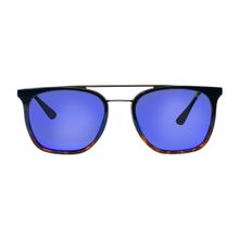 Enrico Black Polycarbonate Wayfarer Suneo Unisex Sunglasses
