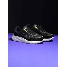 GAS Men Zenko Black Casual Sneakers