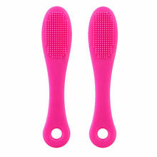 Beautiliss Face Skin Scrubber - Soft Silicone Exfoliator Brush For Nose Pores & Blackheads Pack of 2