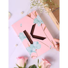 Doodle Initial K - Floral Monogram Notebook
