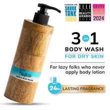 Mintree Organic Ocean Body Wash for Dull,Dry & Tanned Skin with Ceramide|Shower Gel for Women&Men