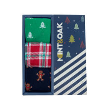 Mint & Oak Giftbox of 3 - Magical Christmas Socks