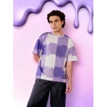 LOTTO Purple Liquid Fire Jersey T-Shirt for Men