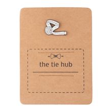 The Tie Hub White Measuring Tape Lapel Pin