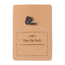 The Tie Hub Black Measuring Tape Lapel Pin