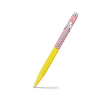 CARAN D'ACHE 849 Bille Paul Smith Ballpoint Pen- Chartreuse Yellow and Rose Pink