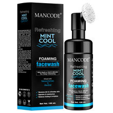 ManCode Refreshing Mint Cool Foaming Facewash (with Built-in Brush)