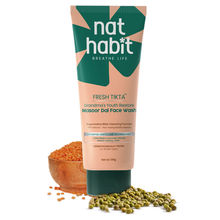 Nat Habit Fresh Masoor Dal Face Wash For Combination Skin, Face Cleanser For Brightening & Tan