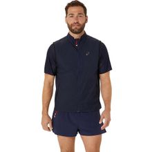 Asics Men Navy Blue Metarun Packable Gilet Jacket