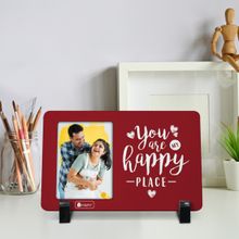 Indigifts Romantic Customized Table Top Frame (Set of 2)