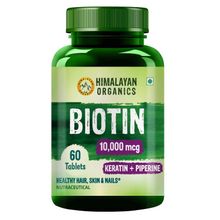Himalayan Organics Biotin 10,000mcg Veg Tablets