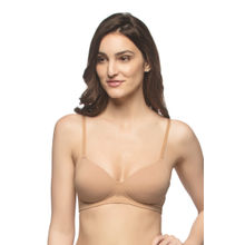Amante Carefree Casuals Padded Non-Wired T-Shirt Bra - Nude