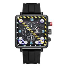 T5 H3945G-H Black Chronograph Watch (M)