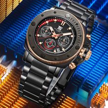 T5 H4031G-D Black Chronograph Watch (M)
