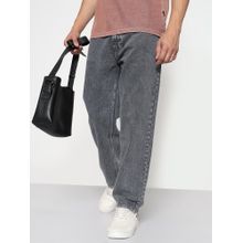 SHOWOFF Men Grey Straight Fit Jeans