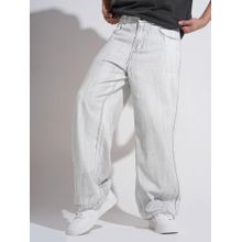 Off White Straight Fit Jeans