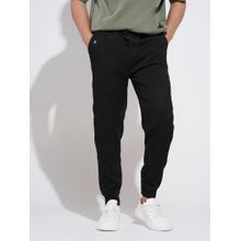 SHOWOFF Mens Black Tapered Fit Joggers