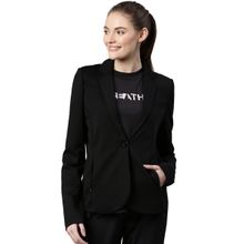 Enamor Button Closure Full Sleeve Hip Length Sports Blazer For Women - A903