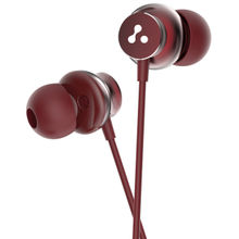 Ambrane Wired Earphones With In-Line Mic, 3.5Mm Jack (Stringz 38, Amber Brick Red)