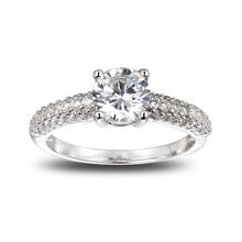 Ornate Jewels Pure 925 Sterling Silver Cubic Zirconia Ever So Sparkly Solitaire Ring For Women