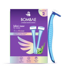 Bombae Bikini Sensitive Hair Removal Razor - Trimming & Hair Removal Tool For Women - Pack Of 2