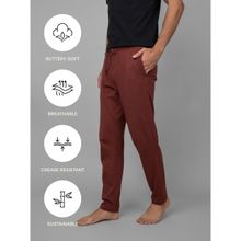 NeceSera Shadow Maroon Mens Lounge Pyjama