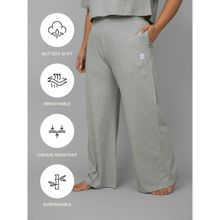 NeceSera Grey Mélange Flared Pyjama