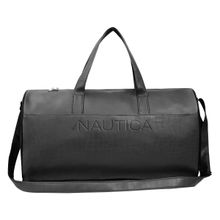 Nautica Duffle Bag for Travel Suitable for Men & Women - Black (S)