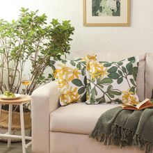 House This Cushion Cover Moringa Green (Pack of 2)