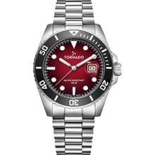 Tornado Analog Maroon Dial Watch (T22001-SBSMB) (M)