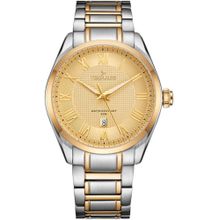 Tornado Analog Champagne Gold Dial Watch (T8007-TBTC) (M)