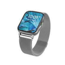 MINIX Exclusive- Voice 1.69 Inch Bluetooth Calling Watch In Silver Strap