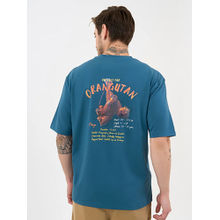 DCYPHR Discovery Men's Orangutan Graphic Tee - Deep Teal