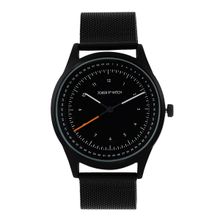 Joker & Witch Montego All Black Dial Mesh Strap Analog Mens Watch