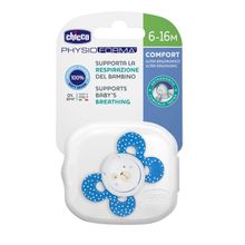 Chicco Physio Comfort Silicone Soother (6-16M) - Blue