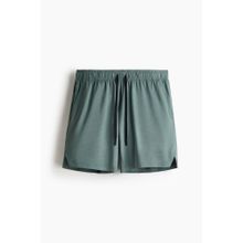 H&M Men Green Sports Shorts With Drymove