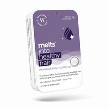 Wellbeing Nutrition Melts Healthy Hair Biotin Oral Strips - Plant Based 10000 mcg Biotin