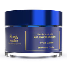 Blue Nectar Shubhr Face Scrub with 24K Gold Swaran Bhasam