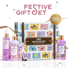 Nykaa Wanderlust Rakhi Gift Set - French Lavender Shower Gel, Body Lotion, Body Mist & Hand Cream