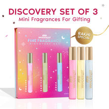 Nykaa Wanderlust Discovery Set Of 3 Mini Fragrances For Rakhi Gifting - EDP (Vanilla, Fruity, Aqua)
