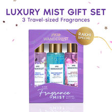 Nykaa Wanderlust Set Of 3 Fine Fragrance Mist Luxury Rakhi Gift Set - (Floral, Fresh, Lavender)