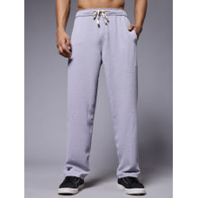 PRONK Cotton Grey for Men Relaxed Fit Track Pant
