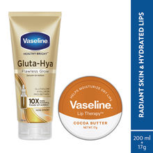 Vaseline Gluta-Hya Flawless Glow & Hydrated Lips Combo