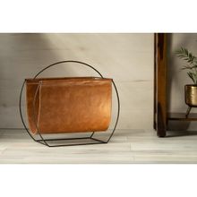 SG Home Brown Long Magazine Rack