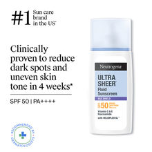 Neutrogena Ultrasheer Age Shield Fluid Face Sunscreen SPF 50+ PA++++