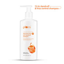 Plum Anti-Dandruff Shampoo with Volcanic Minerals 0.5% Salicylic Acid, 72hr Dandruff & Frizz Control