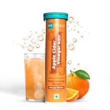 HealthKart HK Vitals Apple Cider Vinegar Effervescent Tablets - Orange